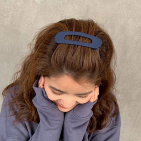 Kincin 무광 파스텔 올림머리 머리 왕 큰 헤어 집게핀 5개세트