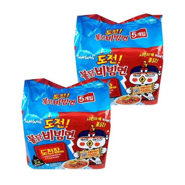 삼양 도전 불닭비빔면 5개입, 2개