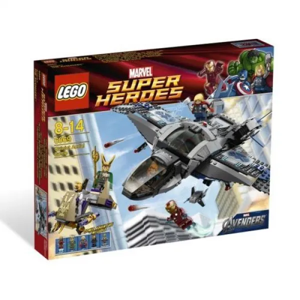 LEGO 6869 Marvel Super Heroes Quinjet 공중전