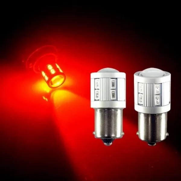12V 24V 차량용 깜빡이 브레이크등 S25타입 하이파워 LED램프 자동차LED튜닝용품, 24V_더블/옐로우