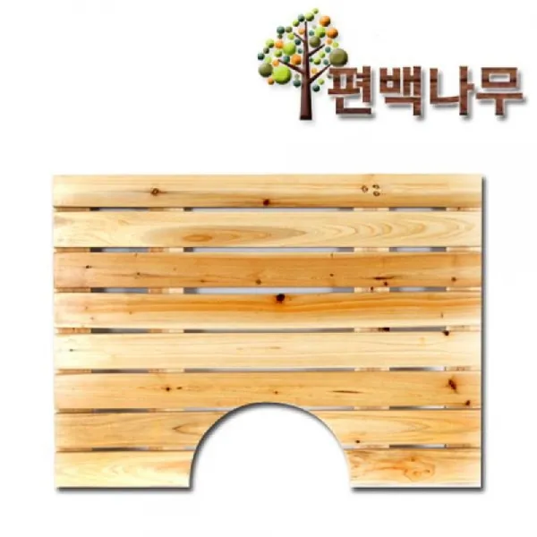 191212TRM_AHI_3857616 원목편백발판-소-변기용 화장실발판 미끄럼방지발판 다용도발판 발판 피톤치드발판, 단일상품