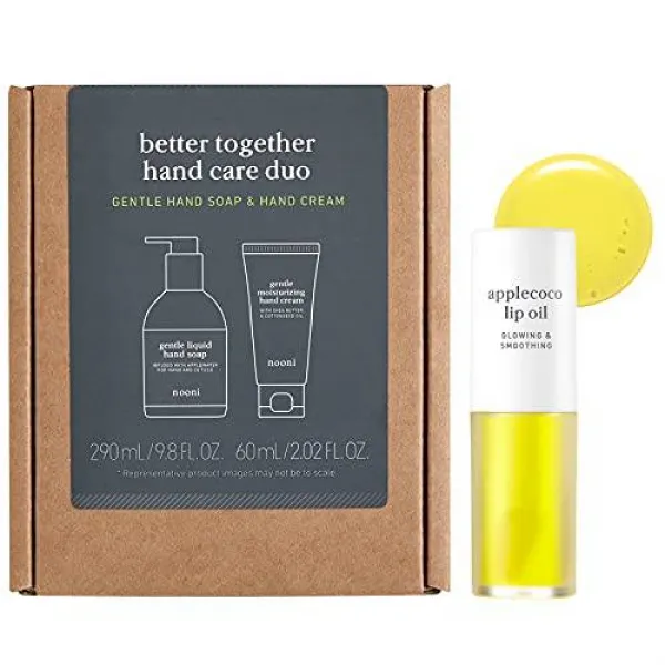 NOONI Applecoco Lip Oil + Better Together Handcare Duo Set Bu/1662838, 상세내용참조