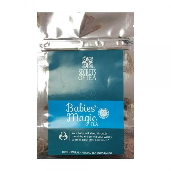 Secrets Of Tea 차 비밀 아기 배앓이 구제개박하 차 Sanitized USDA 유기농 베이비 가스 복통 차 이용 3 회 ~ 4 일 4 일 결 확인하실 수 있습니다, 선택, 상세설명참조