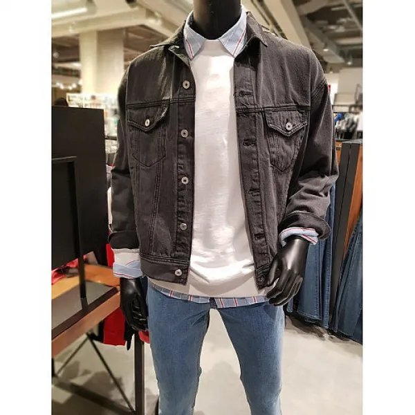 겟유즈드 Ak수원점 겟유즈드 그루브라임 데님자켓 Akns Gjk002