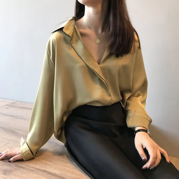 모리아 가을 여성 블라우스 루즈핏 AG