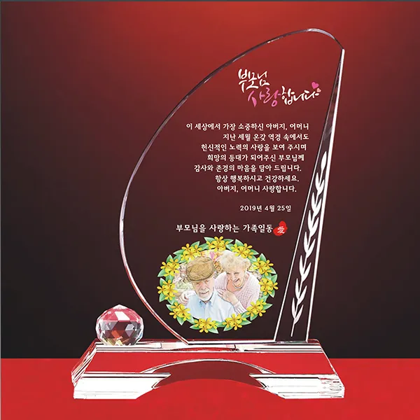  알리다상패 감사패 상패 부모님감사패 회사상패 교회상패 감사패제작 트로피 부모님 감사패 Sd20 05