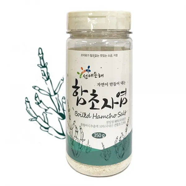 올댓리빙 자염 함초자염 350g 끓여 만든 깨끗한 소금 천연조미료 1개