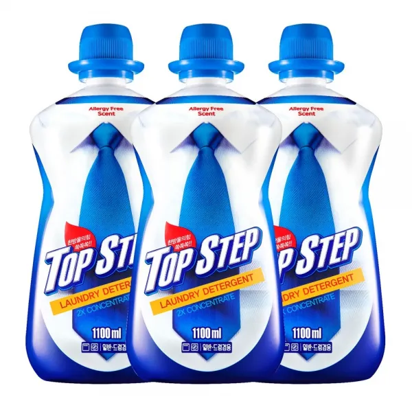 [TOP STEP] 탑스텝 2배 고농축 세탁세제 2+1 한지민 TV광고 상품, 3개, 1100ml