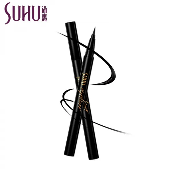상혜 (SUHU)는 속회아이라이너 속건조 방수 방수 연두 가느다란 아이라이너 액펜, 상세페이지 참조, 상세페이지 참조