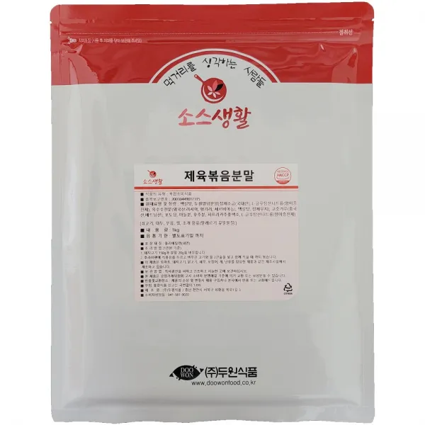 [두원식품] 제육 볶음 분말, 1Ea, 500g