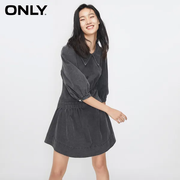 능치 Onl Y 봄계절 소녀 스위트 헵번풍 플랫카라 여성