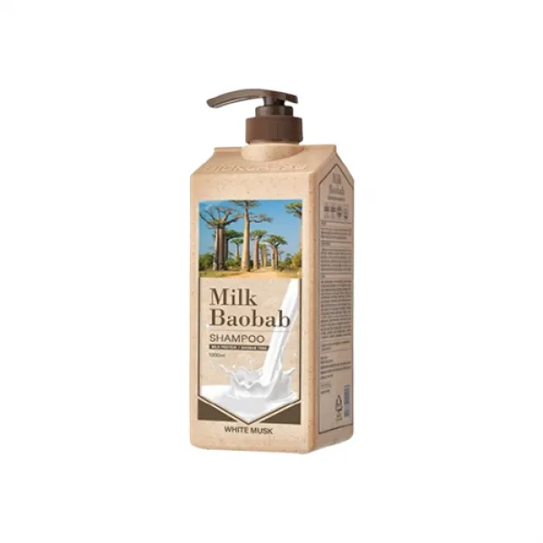 비오클라쎄 밀크바오밥 샴푸 화이트머스크향, 1000ml, 1개