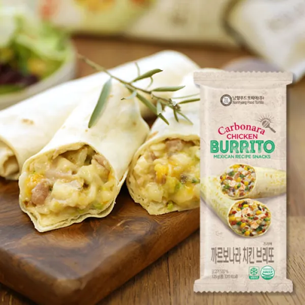 풍성 [BURRITO] 까르보나라 치킨 브리또 125g X 3개입, 1box