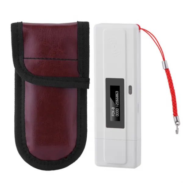 ISO 마이크로FDXB 전자기 간섭 RFID 휴대용 판독기 동물 칩 스캐너 Pet 찾기, 1, One 크기