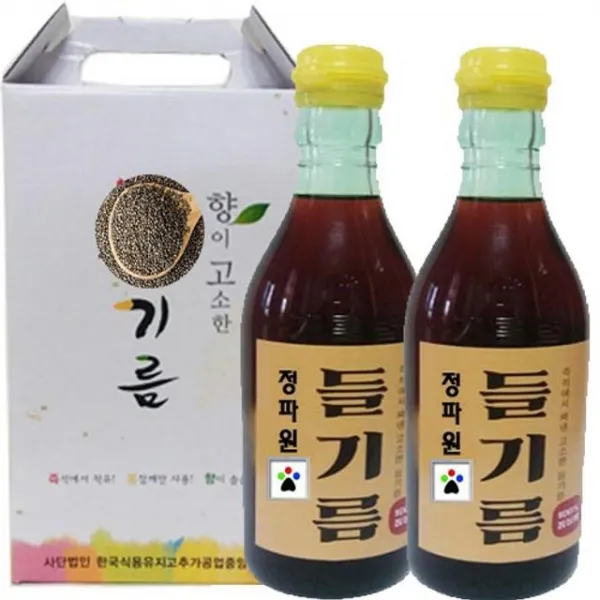 정파원 들기름 350ml x 2병[se8t038], 1