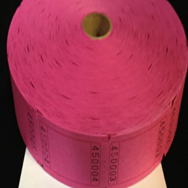 2000 Blank Hot Pink Single Roll Consecutively Numbered Raffle Tickets 연속적으로 번호가 매겨진 추첨권 티켓 2000 빈 핫, nullSET