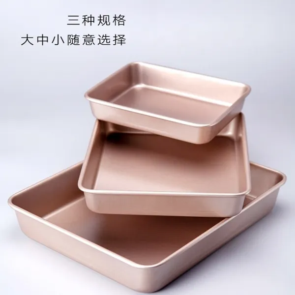 오븐 오븐 가계용 불찰소 설탕 설화 스탬프 쿠키 쿠키 장방형 9인치 가두 금색 오븐 22cm mx4.5cm