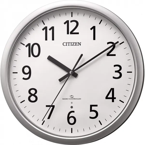 시민 고감도 전파 벽시계 아날로그 사무실 M853보기 쉬운 글꼴 조용한 초침은 CITIZEN 4MY853-019, 단일상품