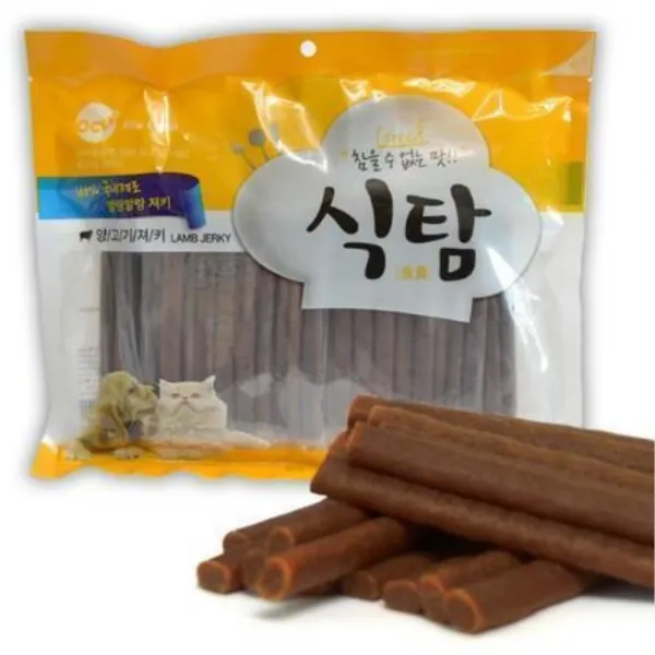 소프트 져키 양고기맛 500G 반려견용품 예절교육 칭찬, 1개, 기본값, 기본값