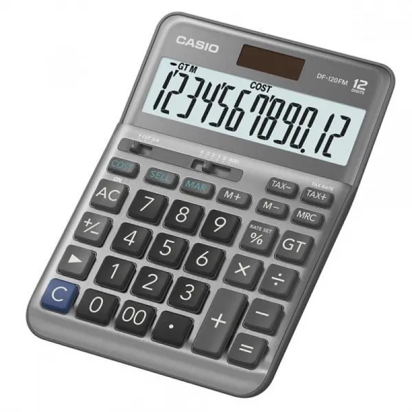 [C.C] 계산기(DF-120FM CASIO) 전자계산기 사무용품 카시오 계산 사무실 카시오계산기, 단일상품