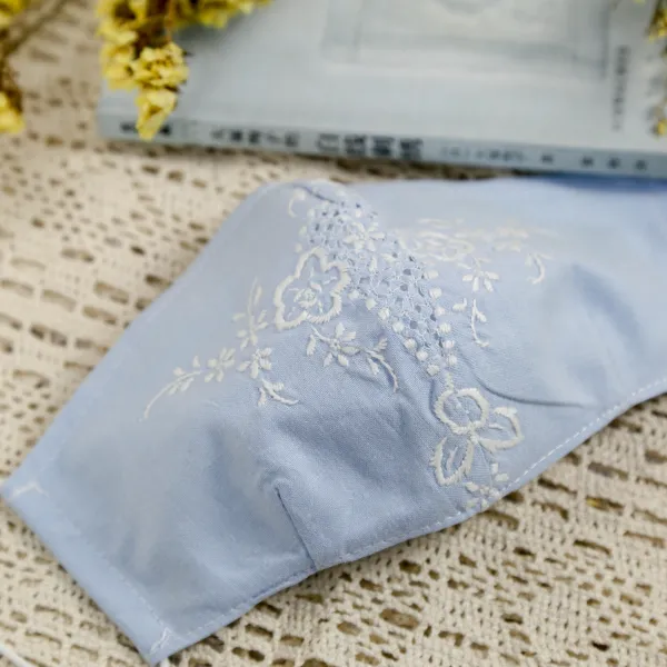 자수원단 : 내부가 좀있어 .오리지널 마스크 비물질물화유산 수공 자수 교환가능 워시 수놓는 예술적 방진 T04 타입 4