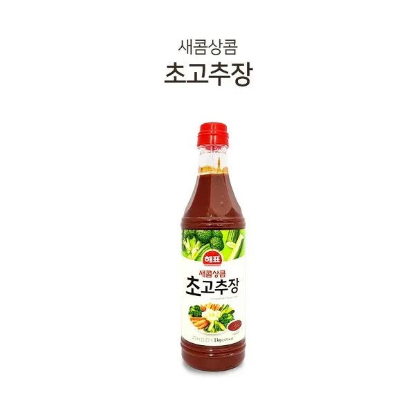 [제이몰] 회맛 살리는!! 해표 새큼상큼 초고추장1kg, 1개