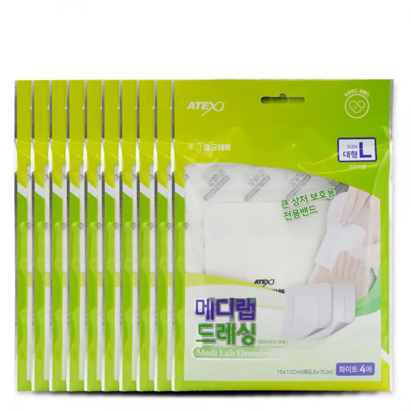 메디랩 드레싱 멸균 찰과상 드레싱밴드, 10개