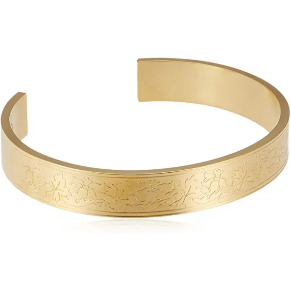 [Headmove] / FLOWER PATTERNS BANGLE / GOLD / size : F GR-075