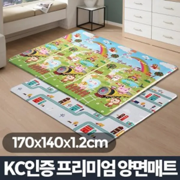 더레인보우 맘편한 바닥쿠션 안전도로 놀이매트 놀이방매트추천, 리틀쉽  대