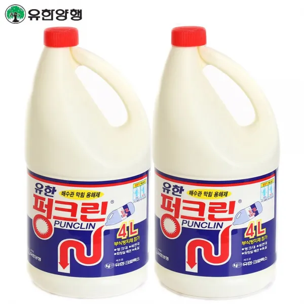 유한양행 유한 펑크린 4리터, 2개, 4L