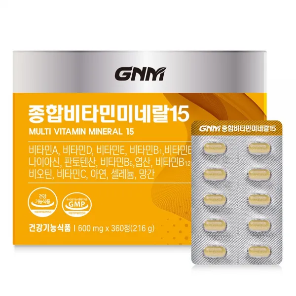 Gnm 자연의품격 종합비타민 미네랄15 360정 1개