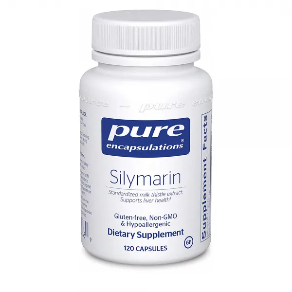 Pure Encapsulations 퓨어 엔캡슐레이션 밀크시슬 250mg 120정 피곤할때영양제 간보조제, 1mg, 1개