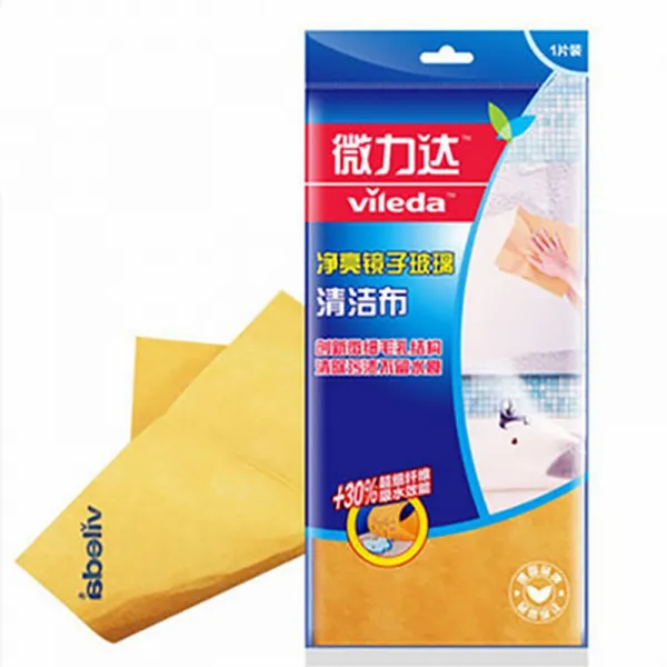 독일 Vileda 마이크로 밝다 밝은 유리 천 무직포 걸레 창 닦다 유리 걸레 1 포장, 상세페이지 참조