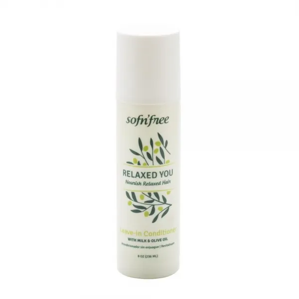 Sofn 우유 올리브 오일 8온스와 함께 컨디셔너에 남겨진 자유분방함 Free Relaxed You Leave in Conditioner with Milk Olive Oil 8 oz, 단일상품