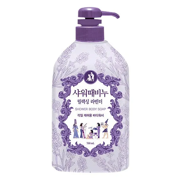 무궁화 샤워때비누 라벤더 700ml 각질제거 스크럽 바디워시
