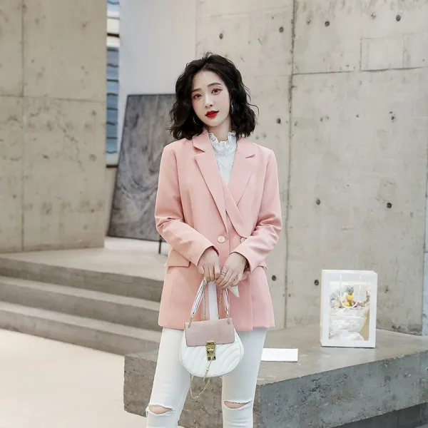 9821 언발란스 카라넥 미니 정장 호응함