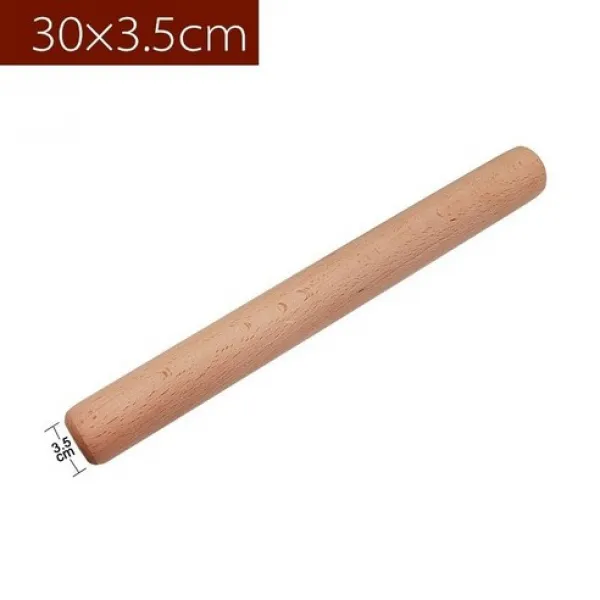 제빵팬 너 실용적 스몰자 물만두 연장 교자만두1350g 가죽 우드 줄기 기대다 밀다 반죽의 방망이 양두 숏 상용, O62 -구르다 샤프트 만두피 밀대