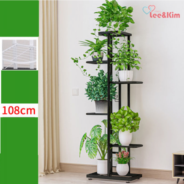 리앤킴 다용도 인테리어 화분 정리대 108cmma2242 다크그레이