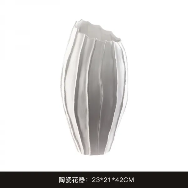 Di Gao 홈 고급 대리석 현관 캐비닛 아트 운석 장식, 꽃 (23 * 21 * 42cm)