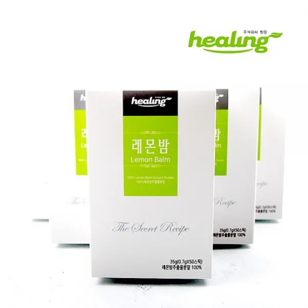 힐링 레몬밤 레몬밤추출물분말100% 50스틱 간편섭취 로즈마린산 그래뉼가공 1box 단품
