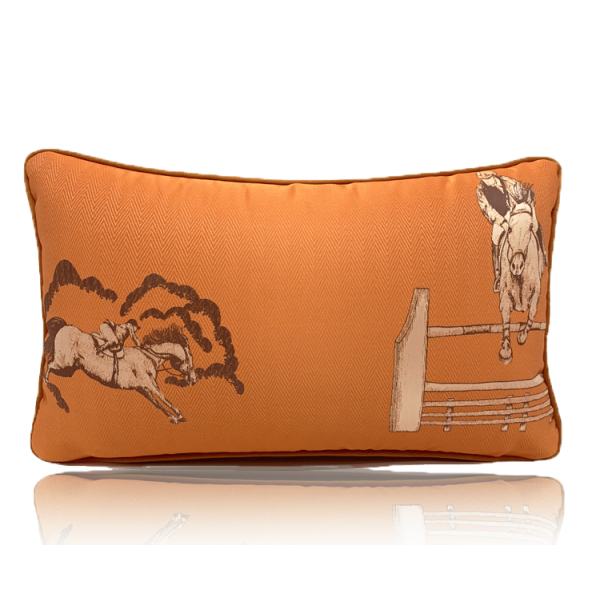 쿠션 에스프레소 럭셔리 현대적인 심플 베개 유럽식 미국식 모델하우스 인테리어 쇼파 C23 B주황색 허들 말 허리 베개