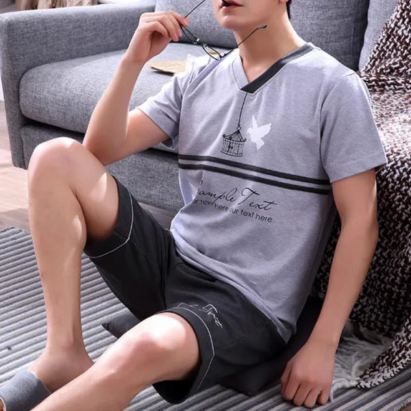 시원한 배기핏 여름남자 빅사이즈 파자마세트573호 Ivjkwc