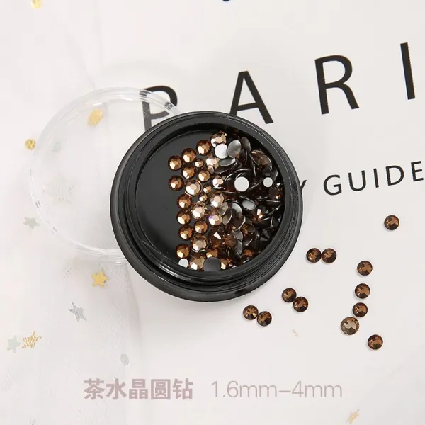 SHK 해외구매대행 젤네일도구 네일아트도구 눈화장 색조메이크업 글리터 섀도우팁 반짝이 스팽글 눈초리 규빅 사마귀 블랙 별, 차수정 원추 （1아케이스 ） 드릴펜