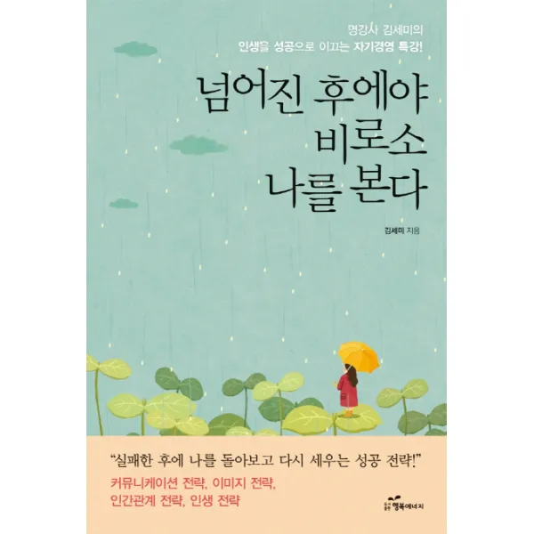 넘어진 후에야 비로소 나를 본다:명강사 김세미의 인생을 성공으로 이끄는 자기경영 특강! 행복에너지
