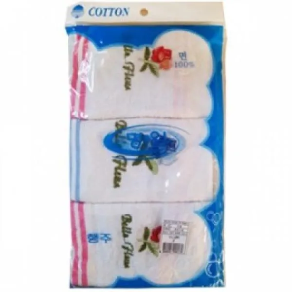 OXM992983장미 자수행주 순면행주 3매