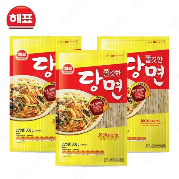 해표 쫄깃한 당면 500g 3개