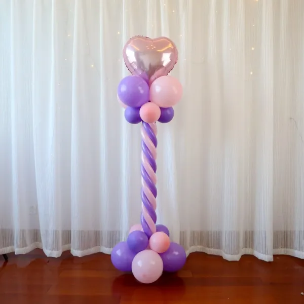 북유럽인테리어소품 발렌타인데이 인테리어 용품 돌 결혼식 생일 파티 매장 개업 풍선 기둥세우기 길안내, T20-신상핑크 자애 기둥세우기 1개