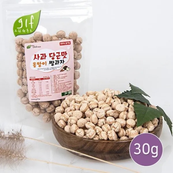 유기농 사과와당근맛 옹알이 30g, 상세설명 참조, 사과와당근맛 옹알이_30gx1봉