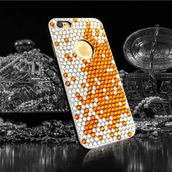  바보사랑 아이폰6s/6 크리스탈 케이스 오렌지