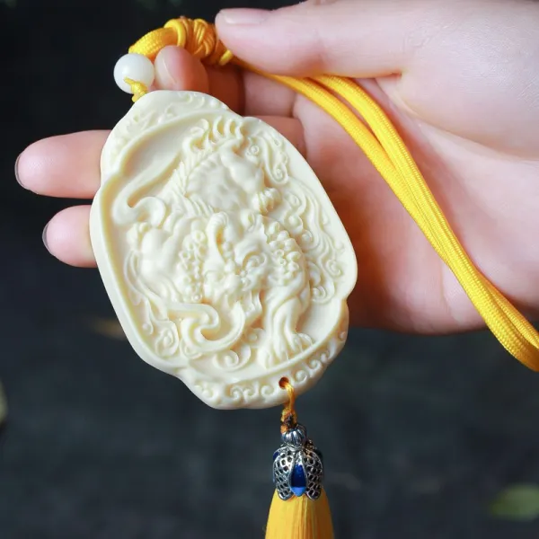 상아 열매 길짐승 용맹한군대 장식품 남성 여성 개성 기프트 액세서리 선물 평안패